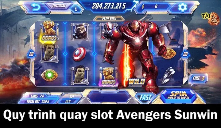 Quy trình nhập cuộc Avengers Sunwin